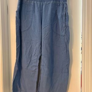 Anthropologie Reese Light Blue Elastic Waist Barrel Casual Pants